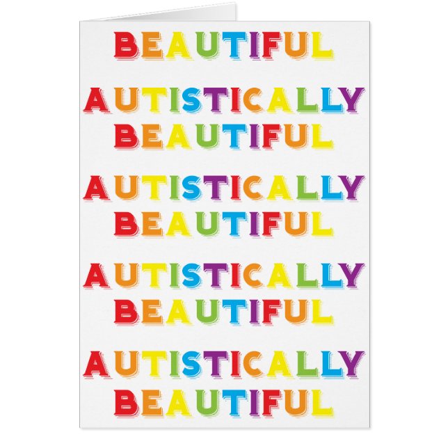 Autistically Beautiful (Front)