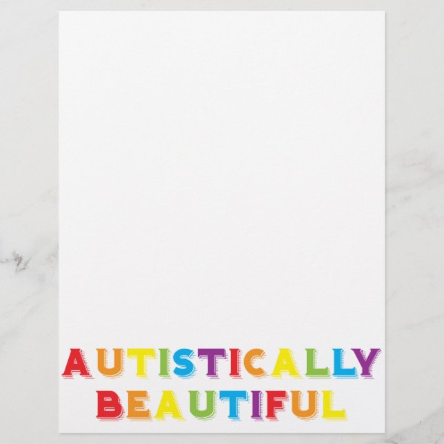 Autistically Beautiful (Front)
