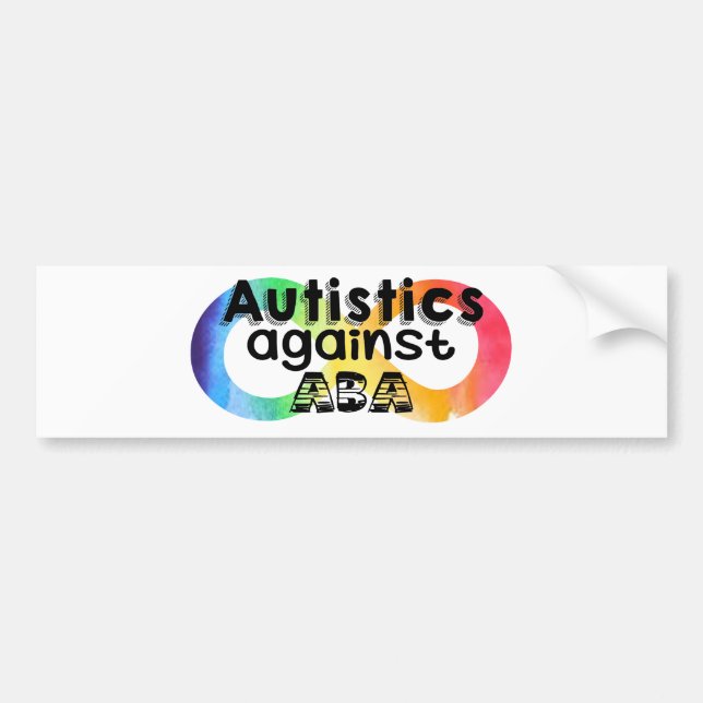 Autistics Against ABA Bumper Sticker (Front)