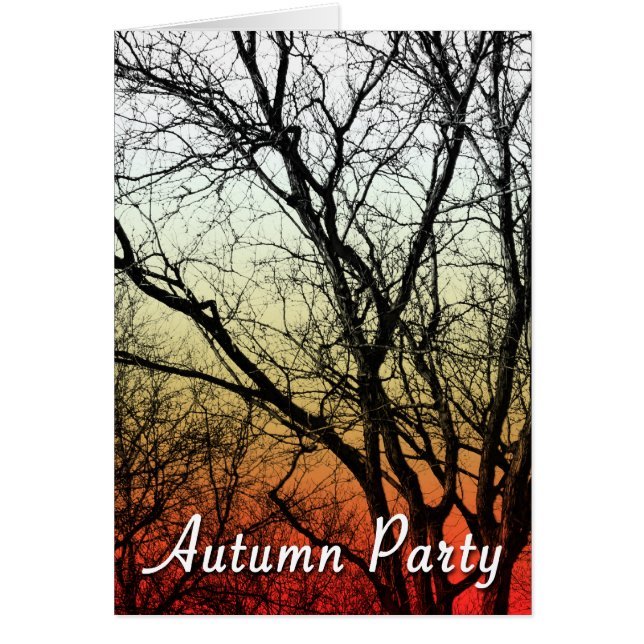 autmn party : ghost tree (Front)