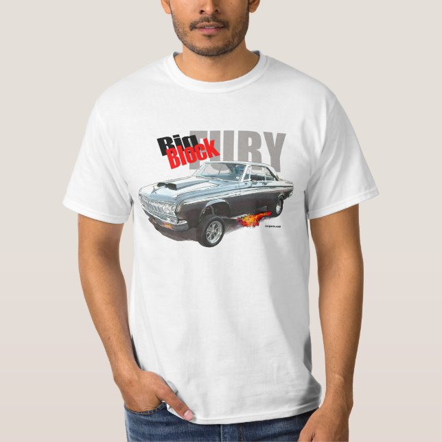 AUTO ART T-Shirt MOPAR  '64 Plymouth BIG BLOCK (Front)