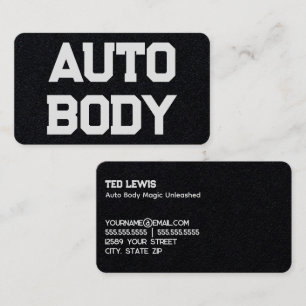 Auto Body Business Card