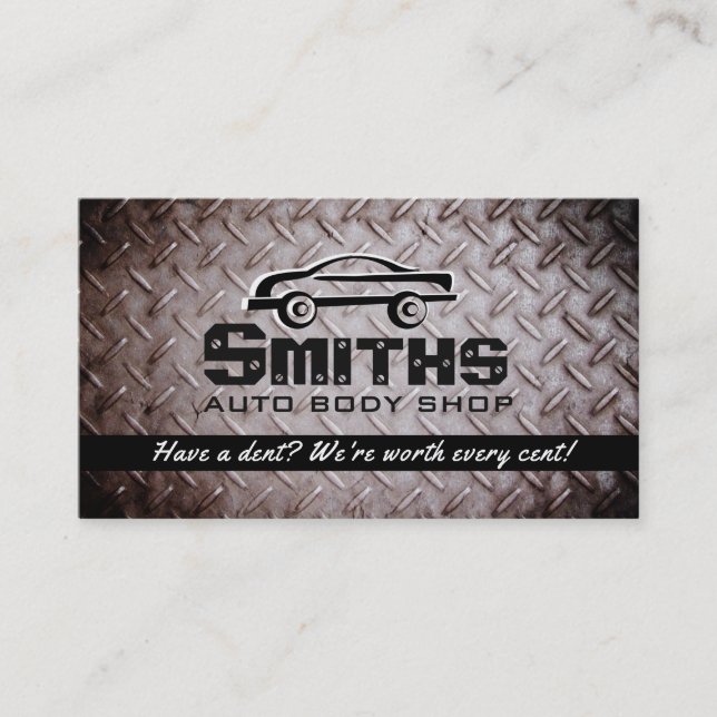 Auto Body Business Cards (Front)