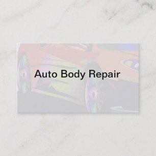 Auto Body Business Cards
