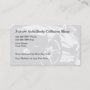 Auto Body Collision Business Cards