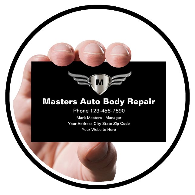 Auto Body Collision Repair Business Card (Creator Uploaded)