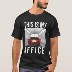 Auto Body Paint Booth Work Shirt - This Is My Offi