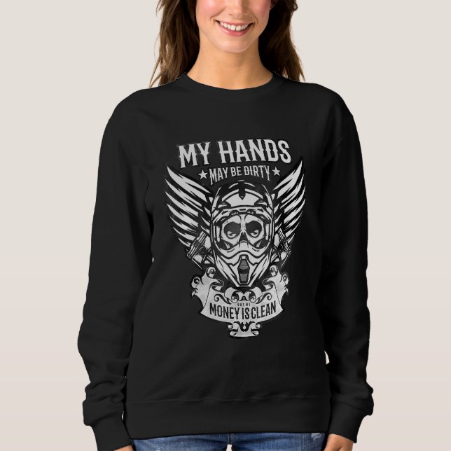 Auto Body Painter Car Painter Sweatshirt (Front)