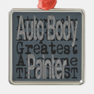 Auto Body Painter Extraordinaire Metal Tree Decoration