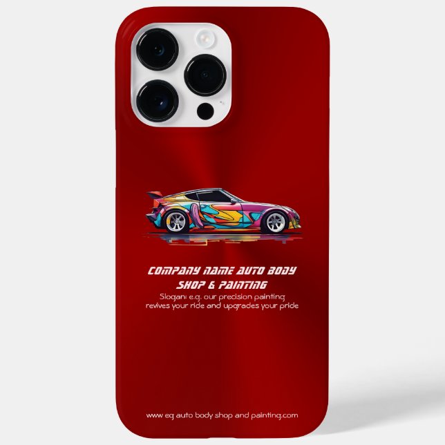 Auto body shop and precision painting Case-Mate iPhone case (Back)