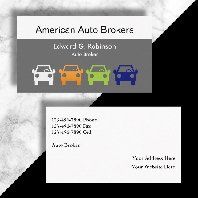 Auto Broker Business Cards (Creator Uploaded)