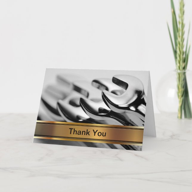 Auto Business Thank You Cards (Front)