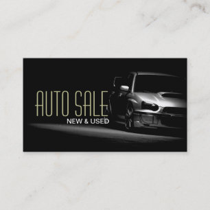Auto Car Dealer Body Shop Business Card