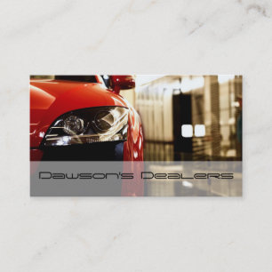 Auto Car Dealer Body Shop Business Card