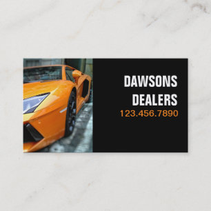 Auto Car Dealer Body Shop Dealership Business Card