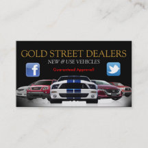 Auto, Car, Dealer Dealership Business Card