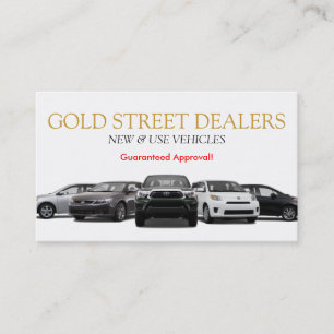 Auto, Car, Dealer Dealership Business Card