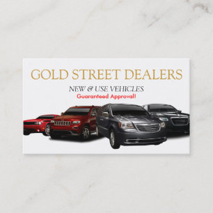 Auto, Car, Dealer Dealership Business Card