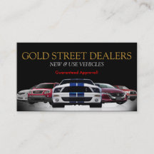 Auto, Car, Dealer Dealership Business Card