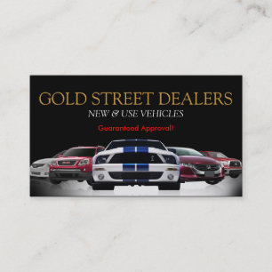 Auto, Car, Dealer Dealership Business Card
