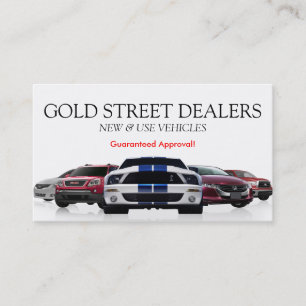 Auto, Car, Dealer Dealership Business Card
