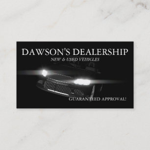 Auto, Car, Dealer Dealership Business Card