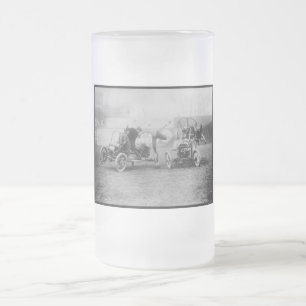 Auto Car Polo, Extreme Motorsports Coney Island Fr Frosted Glass Beer Mug