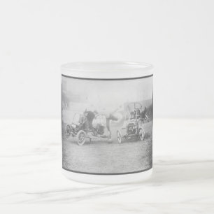 Auto Car Polo, Extreme Motorsports Coney Island Fr Frosted Glass Coffee Mug