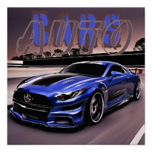 AUTO CAR POSTER