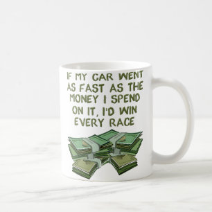 Auto Car Racing Funny Mug