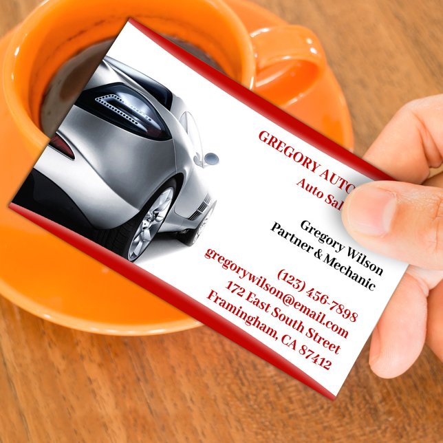 Auto Car Sales Business Card Template (Creator Uploaded)