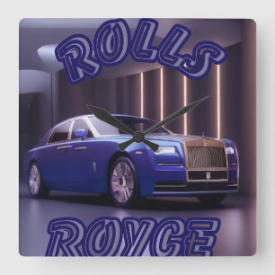 AUTO CAR SQUARE WALL CLOCK