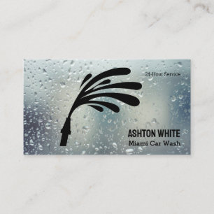 Auto Car Wash Business Card