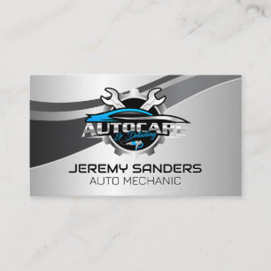 Auto Care Repair Logo   Wrenches Business Card