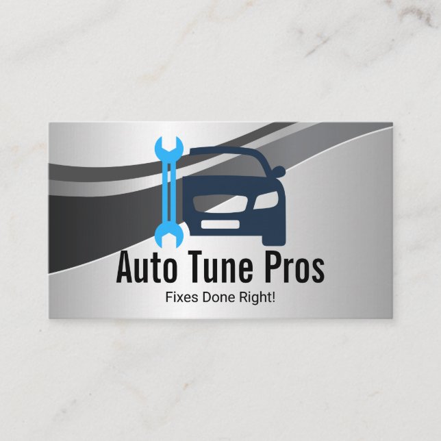 Auto Care Repair | Mechanic Business Card (Front)