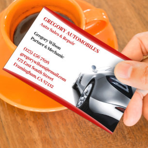 Auto Cars Business Card