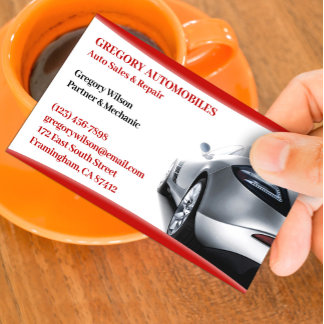 Auto Cars Business Card