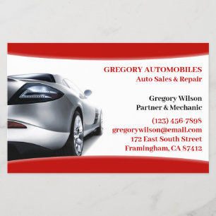 Auto Cars  Flyer