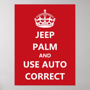 Auto Correct Poster