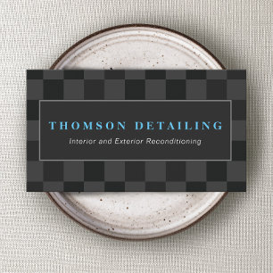 Auto Detailer and Auto Body Repair Business Card