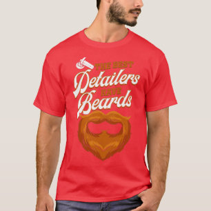 Auto Detailer Beard Vehicle Car Detailing T-Shirt