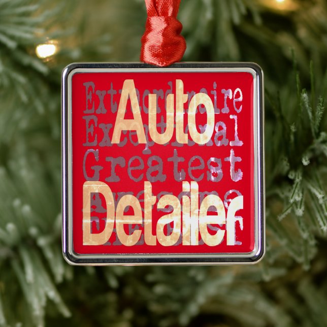Auto Detailer Extraordinaire Metal Tree Decoration (Tree)