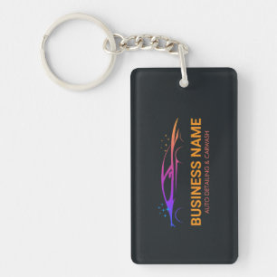 Auto Detailing and Car Wash Personalised Key Ring