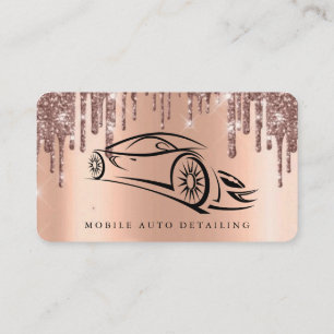Auto Detailing, Auto Repair Logo Business Card