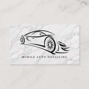 Auto Detailing, Auto Repair Logo Business Card