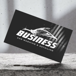 Auto Detailing Automotive Professional Car Business Card