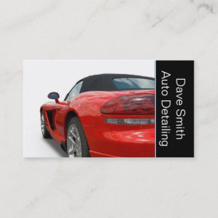 Auto Detailing Business Card
