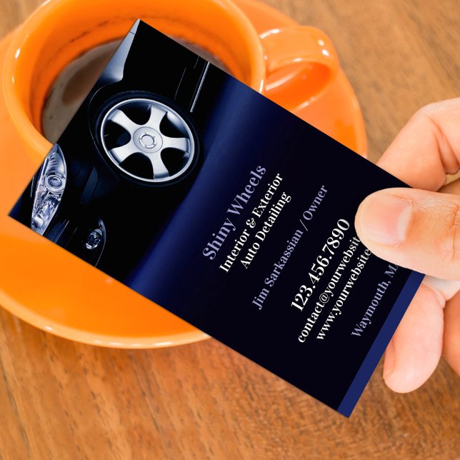 Auto Detailing Business Card (Creator Uploaded)