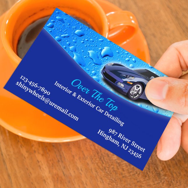 Auto Detailing Business Card (Creator Uploaded)