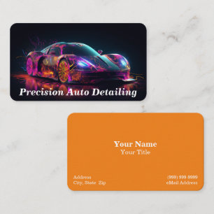 Auto Detailing Business Card